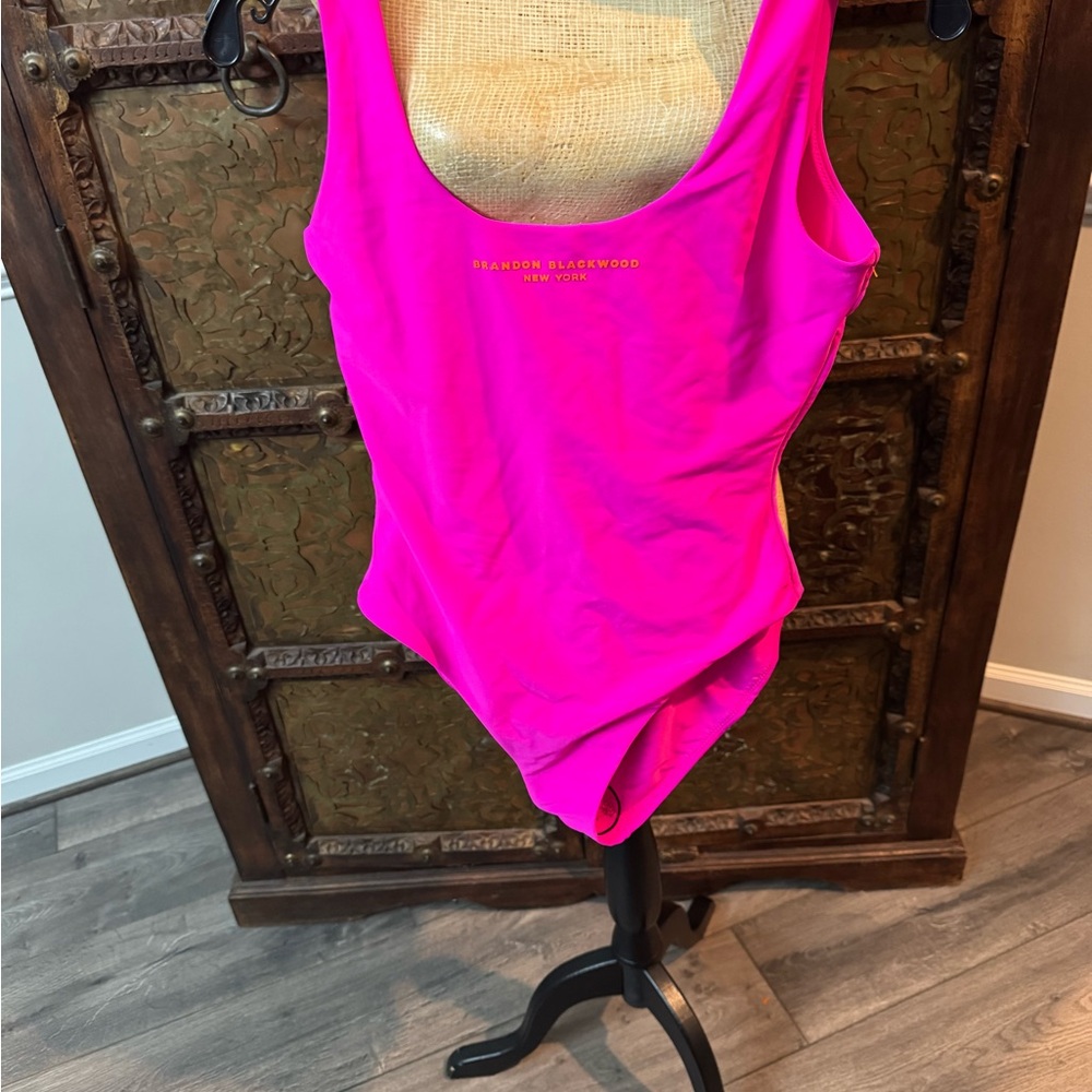 Vibrant Pink‎ Women's swimsuit XL